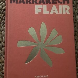 Assouline Marrakech Flair Coral Coffeetable book